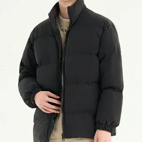 保温 防寒 冬のジャケット男性女性パーカー綿パッド入りスタンドカラー厚く暖かい Techwear ジャケット 男女兼用