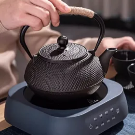 日本の鋳鉄ケトル沸騰水ティーポットセット 電気セラミックストーブ 特別な茶ボイラー炭火