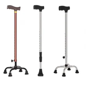 高齢者用歩行器 ウォーキングスティック松葉杖 軽量ステンレススチール製安全ウォーキングステッキ 高齢者男性または女性向け9段階調節可能な高さレベル 障害者杖歩行器歩行器